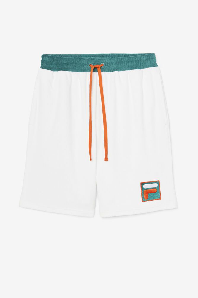 Fila Shorts Mens White - Kanola - Philippines 8570243-RM